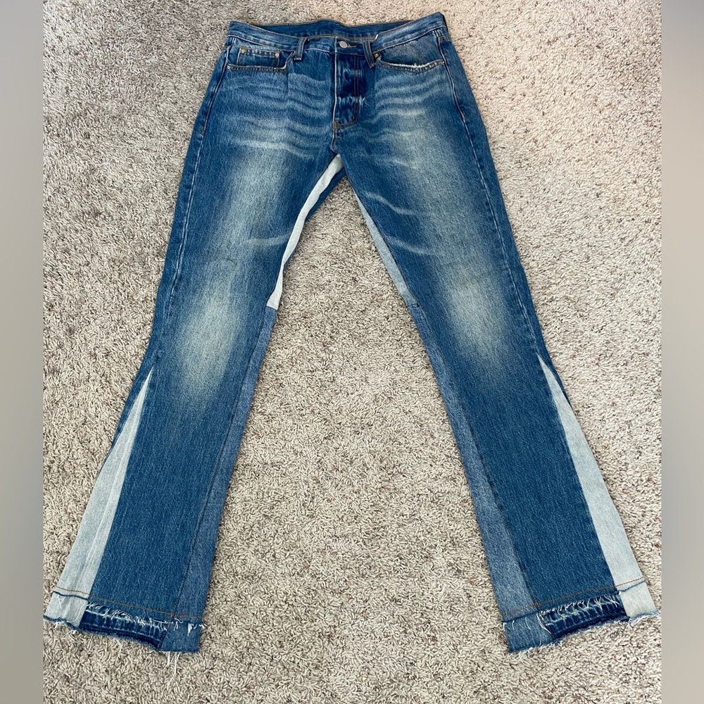 Mnml flared denim. Taking offers!